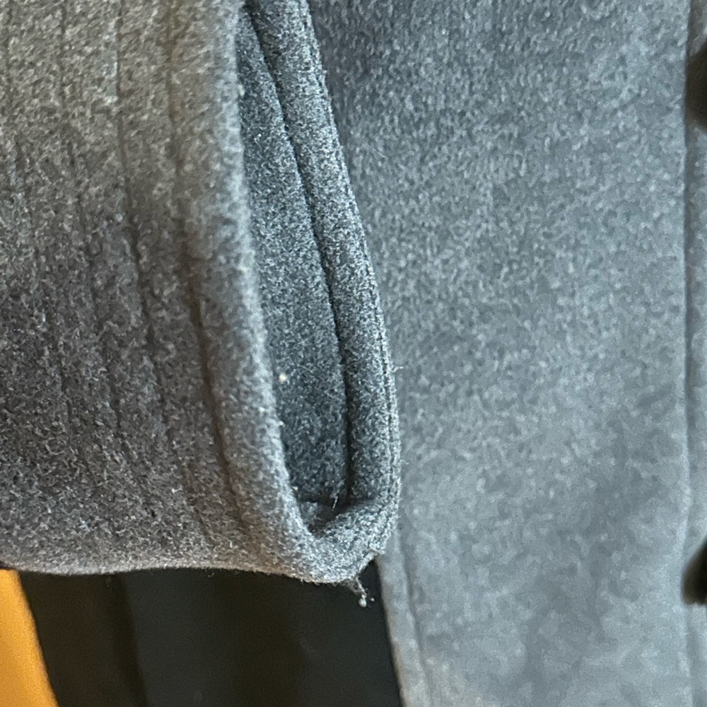 Color Block Pea Coat - Picture 7 of 9